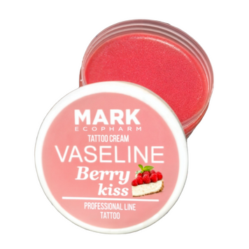 300 мл Вазелін Tattoo Vaseline Berry Kiss аромат чизкейку MARK Vaseline Berry30 фото