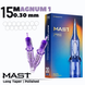 1015M-1 (0,30 мм) Картриджі тату Mast PRO (для тіней та зафарбування) 20 шт mast1015M-1 фото 1