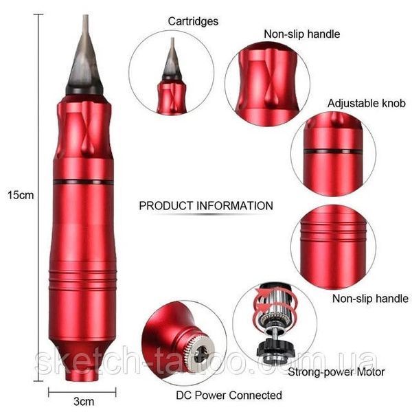 Тату набор для начинающих , тату машинка роторная, MiniTattoo  99998222540 фото