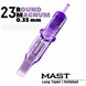 1223RM-1 (0,35 мм) Картриджі тату Mast PRO (тіні\зафарбування) 1 шт MAST1223RM-1 фото 1