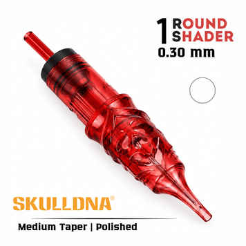 1001RS (0,30 мм) Картриджи тату Skulldna (закрас) 1 шт RS1001_SK фото