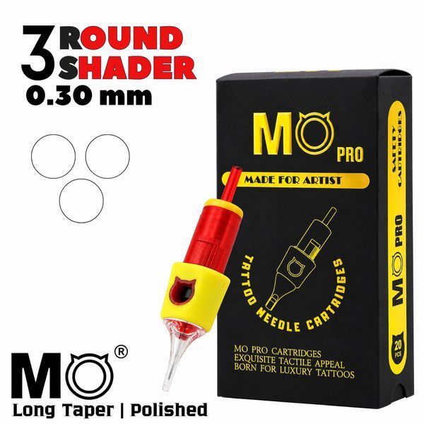 1003RS (0,30мм) Картриджі тату MO PRO (зафарбування) 20 шт фото