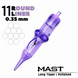 1211RL (0,35 мм) Картриджи тату Mast PRO (контур) 1 шт mast1211 фото 1