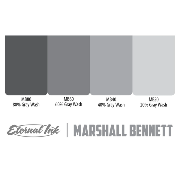 Набір фарб Marshall Bennett Grey Wash Eternal (30мл) 2344441 фото