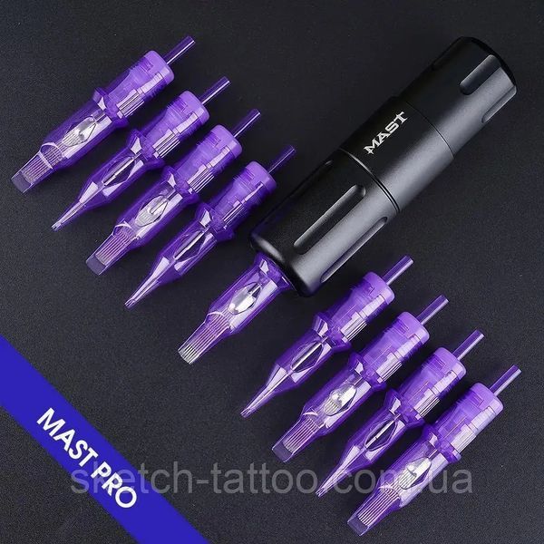 0807RS (0,25 мм) Картриджі тату Mast PRO (зафарбування) 1 шт mast0807RS фото