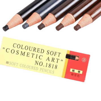 Карандаш для татуажа бровей Cosmetic art 1818 черный 0000978886995 фото