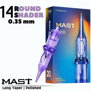 1214RS (0,35 мм) Картриджи тату Mast PRO (закрас) 20 шт mast1214RS фото