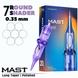 1207RS (0,35 мм) Картриджи тату Mast PRO (закрас) 20 шт mast1207RS фото 1