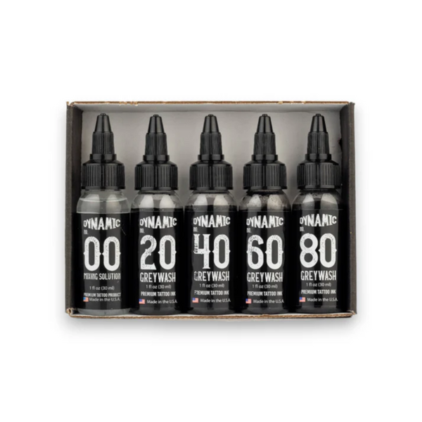 Тату фарба тіньова Dynamic GreyWash Solution Set (30 мл) 889364900111 фото