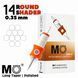 1214RS (0,35мм) Картриджи тату MO GEN 2 (закрас) 20 шт