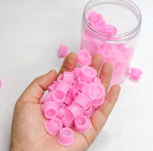 300 шт Колпачки силиконовые PINK 13 мм 78934858 фото