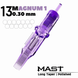 1013M-1 (0,30 мм) Картриджі тату Mast PRO (для тіней та зафарбування) 1 шт mast1013M-1 фото 1