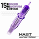 1015RM-1 (0,30 мм) Картриджі тату Mast PRO (тіні\зафарбування) 1 шт mast1015RM фото 1