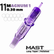 1011M-1 (0,30 мм) Картриджі тату Mast PRO (для тіней та зафарбування) 1 шт mast1011M-1 фото 1