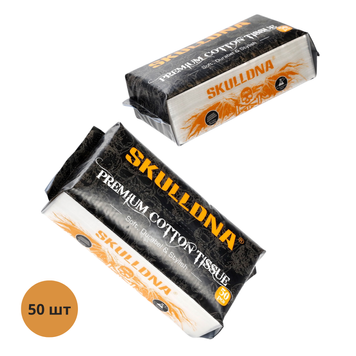 Салфетки SKULLDNA Premium Cotton Tissue 0098766655 фото