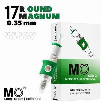 1217RM (0,35мм) Картриджі тату MO GEN 2 (тіні / зафарбування) 20 шт фото